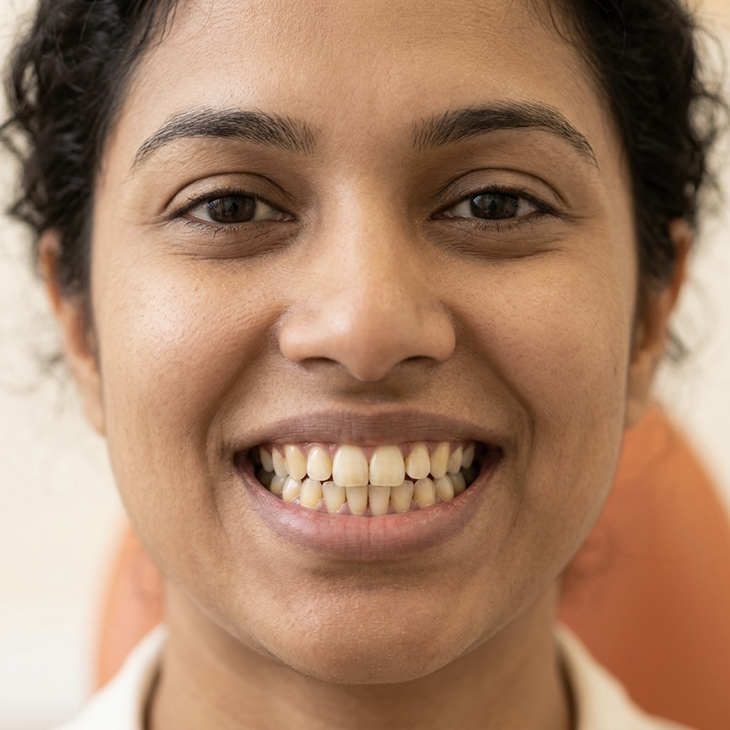 Smile before treatment