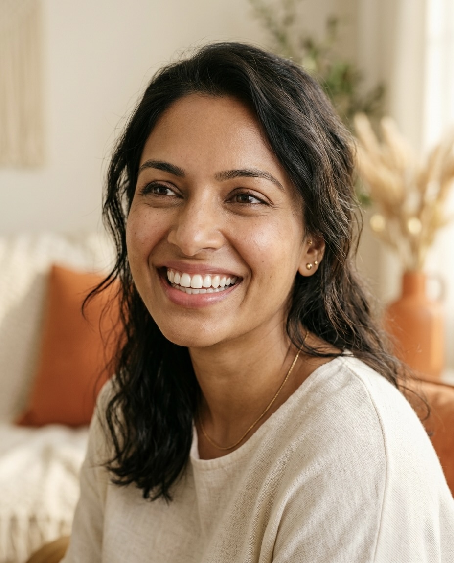 A whiter, natural smile